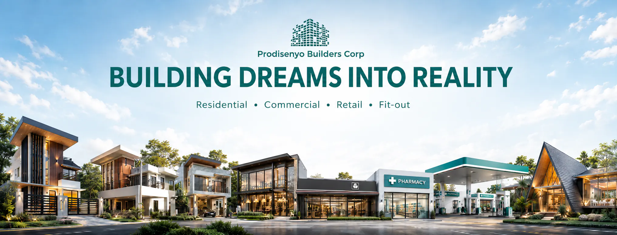 A collection of residential, commercial, retail, and fit-out projects